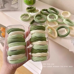 柔软舒适不伤发高弹力耐用发圈扎头发皮筋2025新款 马尾头绳女 夏季