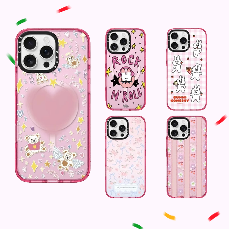代购CASETiF联名顺顺鼠手机壳粉钻海适用苹果16promax新款iphone15plus保护套14pro防摔13可爱12磁吸透明情侣
