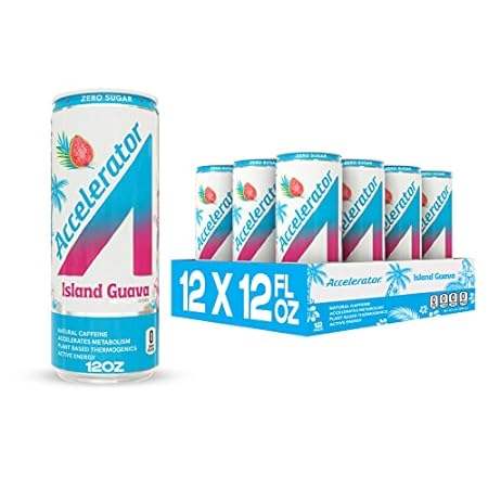 Accelerator Island Guava， 12-Fluid Ounce Can， Performance