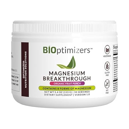 BiOptimizers Magnesium Breakthrough Drink Fruit Punch - 8