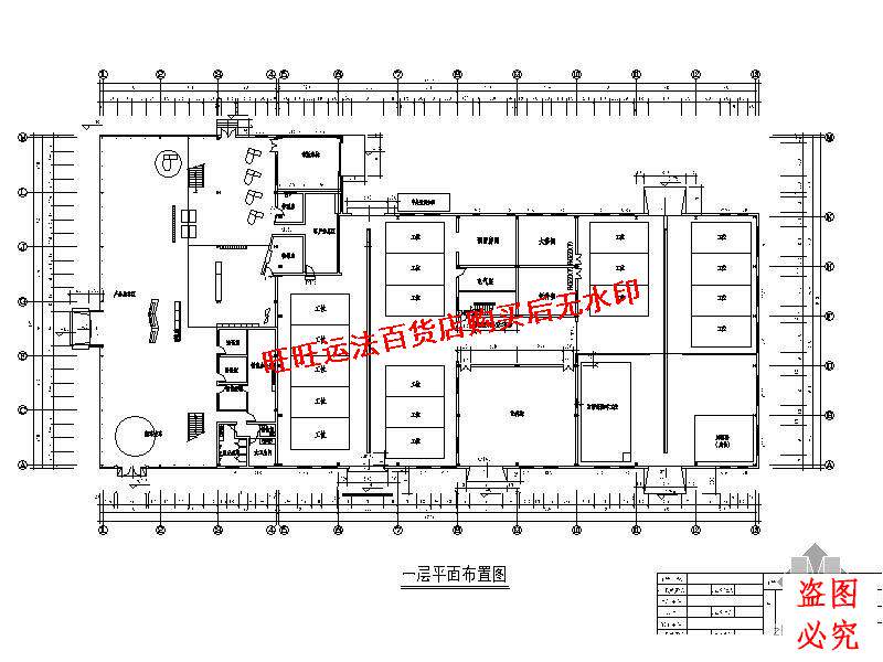 某汽车展厅装修cad图纸室内设计装修dwg图