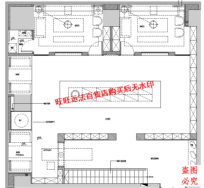 360平米璞玉展厅设计施工cad图纸(附效果cad图纸)