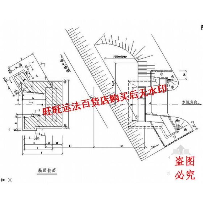 多种规格整体式钢筋混凝土圆形涵洞(院)水利工程dwg图