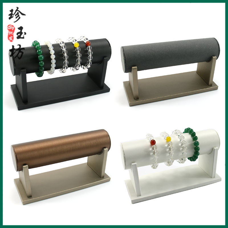 珠宝玉器佛珠手串首饰品水晶手链单层展示架手表柜台手镯支架道具