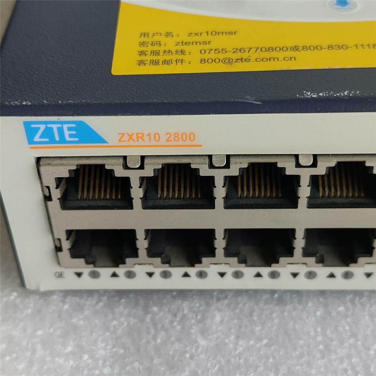 中兴 zxr10 2800-3e 智能集成多业务路由器