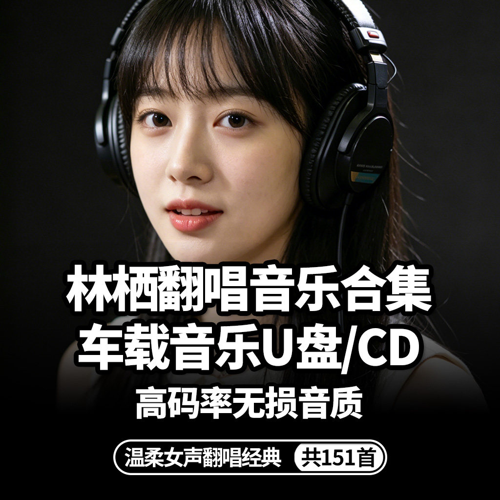 林栖翻唱合集usb车载音乐u盘歌曲cd碟片无损高音质