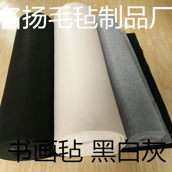 背胶毛毡汽车隔音毛毡 工业毛毡自粘绒布吸音耐磨毛毡条1MX1MX2MM