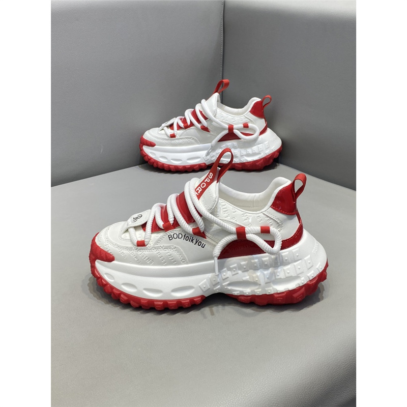 男鞋2025春季新款透气网面休闲鞋男士软底运动鞋舒适透气老爹鞋