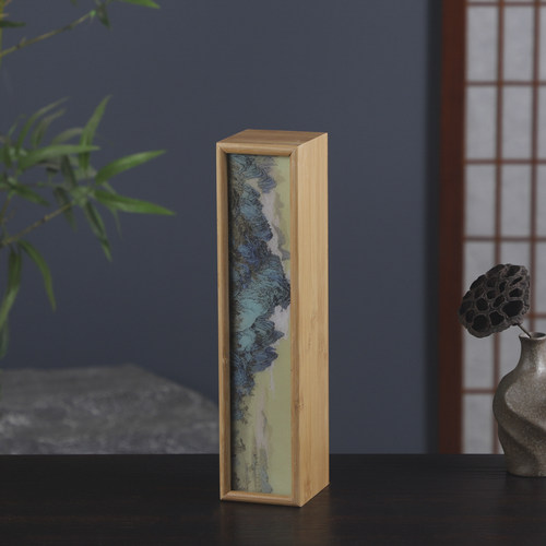 竹子山东高档包装盒茶叶盒