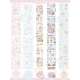3月新品 栖月小町原创人物贴纸卷合集手帐贴纸卷咕卡人物胶带分装