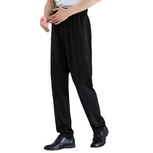 子餐廳服務(wù)員褲 子男廚師工裝 保潔工作褲 褲 松緊腰酒店制服褲 廚師褲