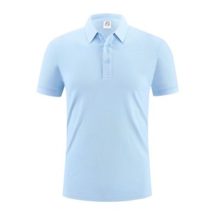 高端纯棉短袖 印logo POLO衫 工作服团体服活动服文化服广告衫