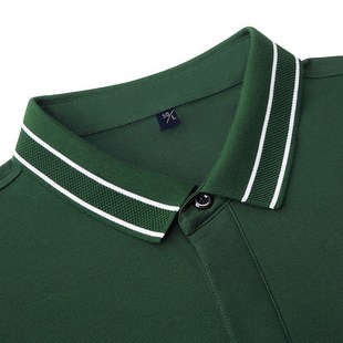 高端丝光棉polo衫 工衣 工作服定制T恤印字logo企业文化衫 刺绣短袖