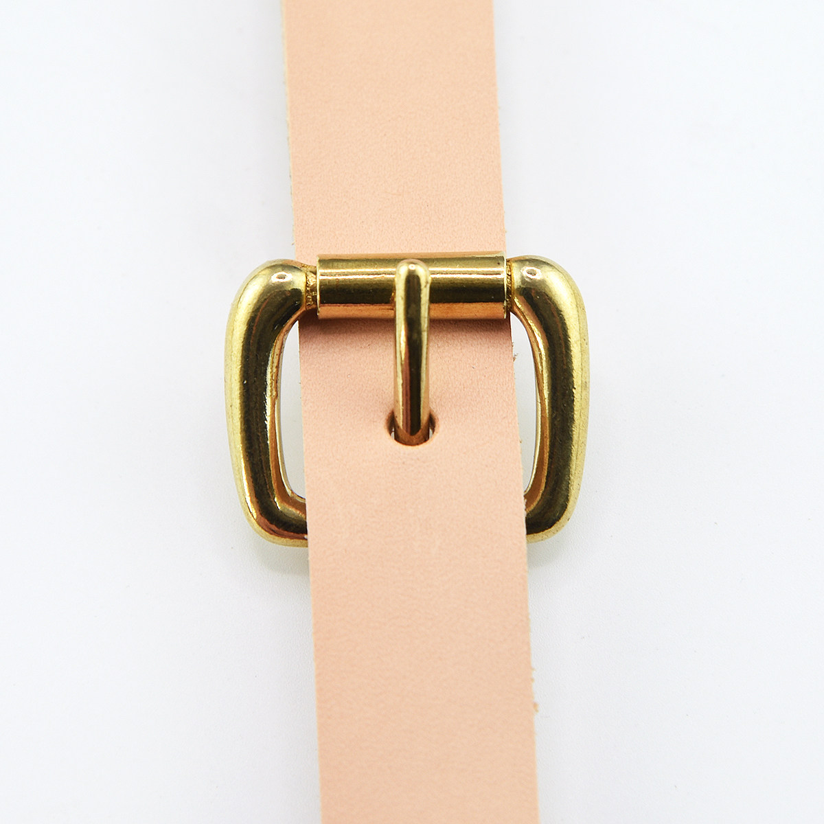 순수 황동 두꺼운 팔 입 핀 버클 순수 구리 남성과 여성의 멜빵 벨트 버클 헤드 간단한 가죽 제품 수하물 액세서리