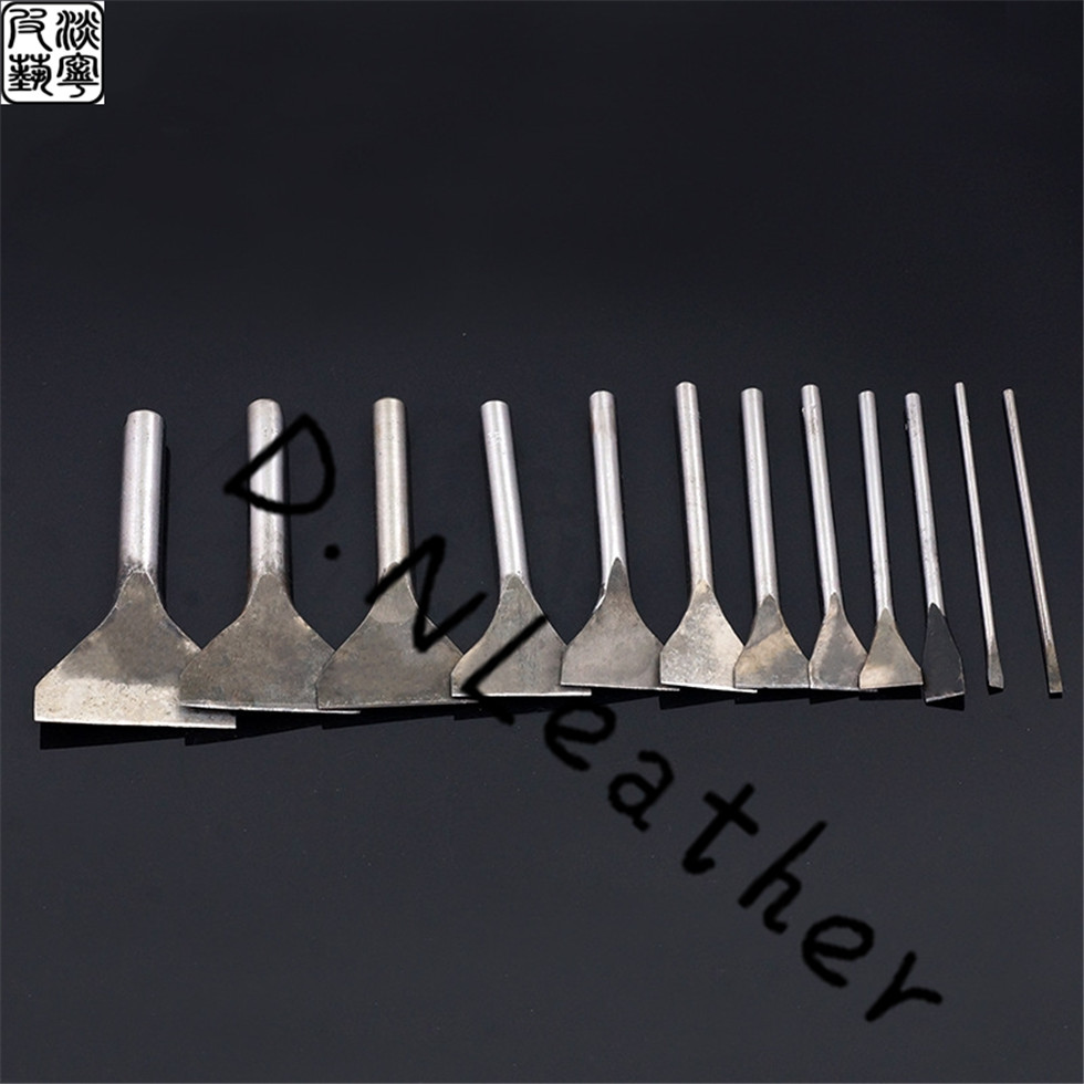 锻钢一字冲 手工DIY皮具牛皮革腰带斩平斩平口卡位冲刀冲皮线斩