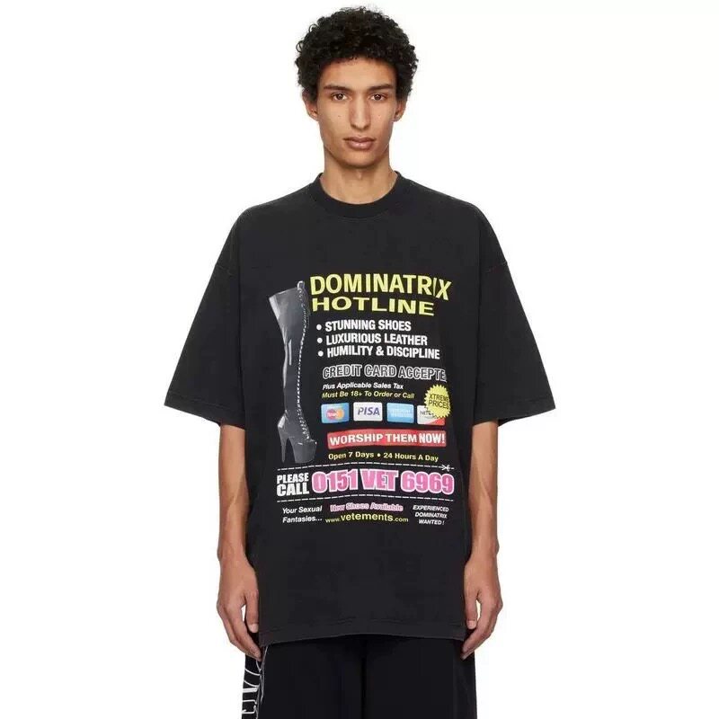 Vetements 25ss新T恤