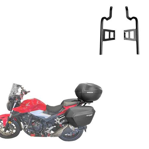 适用新款于本田CB400FCB500F夏德边箱支架SHAD三箱边包原车改装