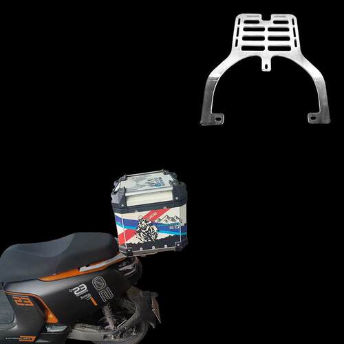 适用新款宗申森蓝ES5货架加厚不锈钢载重型尾箱支架原车无损改装