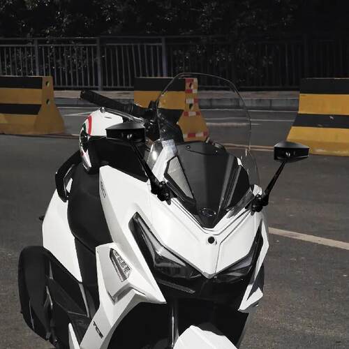 适用光阳RKH150改装后照镜前移RacingH150前移支架H150反光镜配件