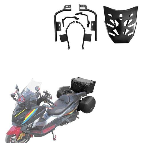 适用新款厦杏三阳巡弋300尾架夏德边箱支架SHAD三箱边包原车改装