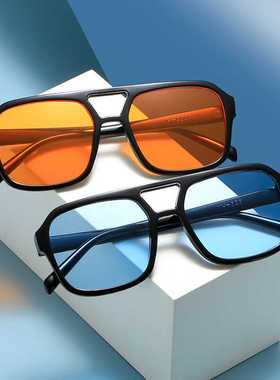 双梁太阳镜防紫外线ins男女通用