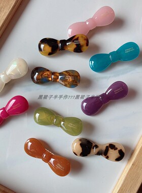 法式迷你小号碎发夹！字母金标蝴蝶结鸭嘴夹顶夹刘海夹侧边夹卡子