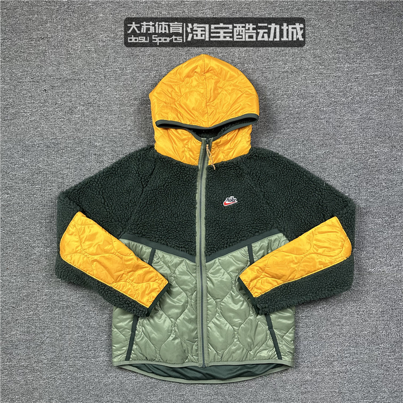 耐克休闲男子连帽保暖外套