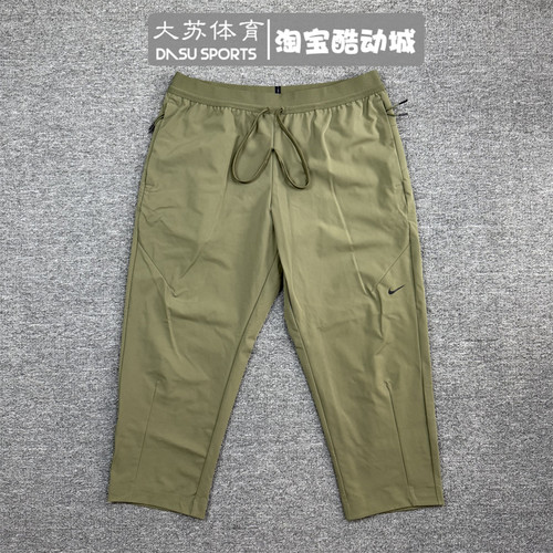 耐克男子运动休闲跑步九分长裤