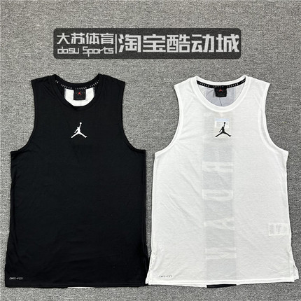 NIKE/耐克AJ男子篮球运动训练休闲速干透气背心短袖T恤892072-100