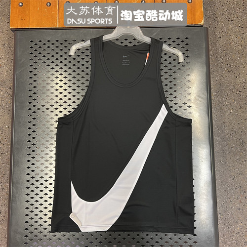耐克无袖男子透气速干背心