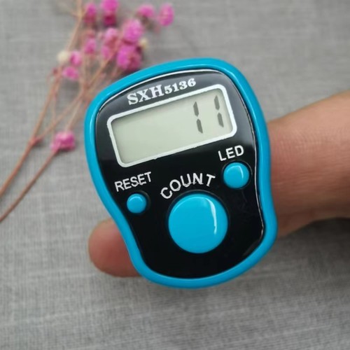 新款夜光计数器大屏幕计次器耐用手动数显电子记数器戒指记数器