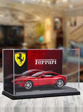 比美高1:24法拉利Roma车模仿真合金汽车模型 超跑 跑车男生礼物