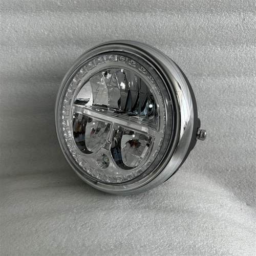 适用于轻骑铃木摩托车配件骏驰GT125-5GSX新骏驰前圆灯LED大灯