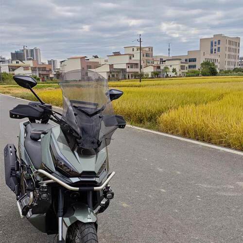 天飞仕适用于升仕368G风挡改装加高挡风368G仿XADV风挡前挡雨板