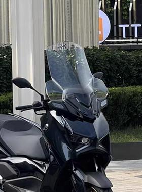 天飞仕适用雅马哈23-24款XMAX300风挡改装挡风玻璃配件加高挡风板