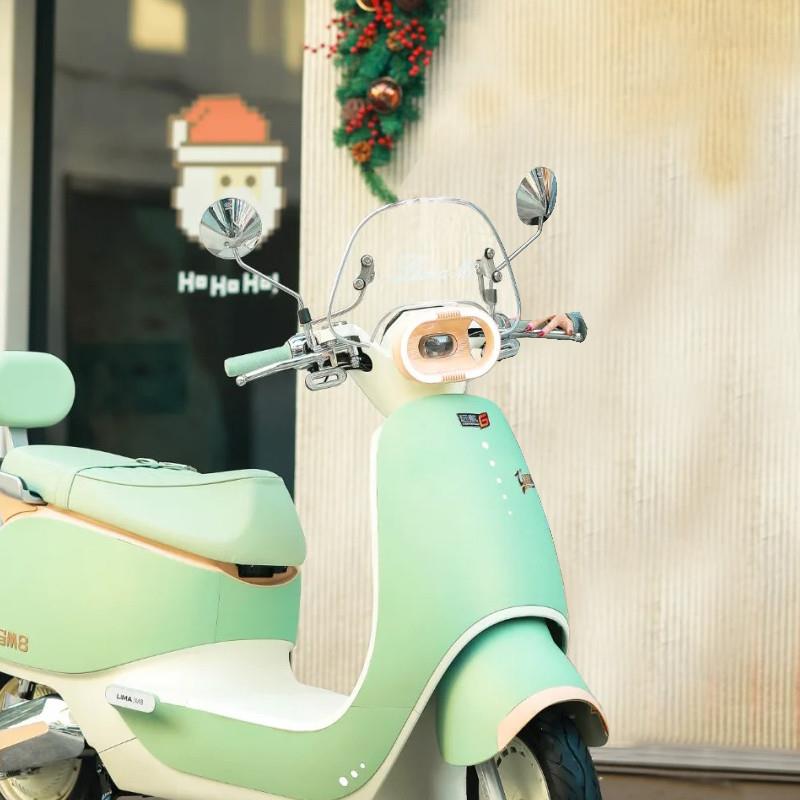 天飞仕适用于立马M8改装风挡立马M8远航版挡风配件复古风镜挡雨板