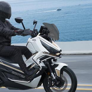 天飞仕适用于升仕368G运动风挡改装竞技挡风368G改装配件前挡雨板