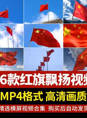 歌颂祖国五星红旗飘扬飞舞宣誓演讲朗诵七一国庆红歌实拍视频素材