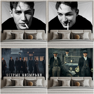 黑道传奇剃刀党背景布挂布ins墙布床头宿舍装饰西装暴徒谢尔比