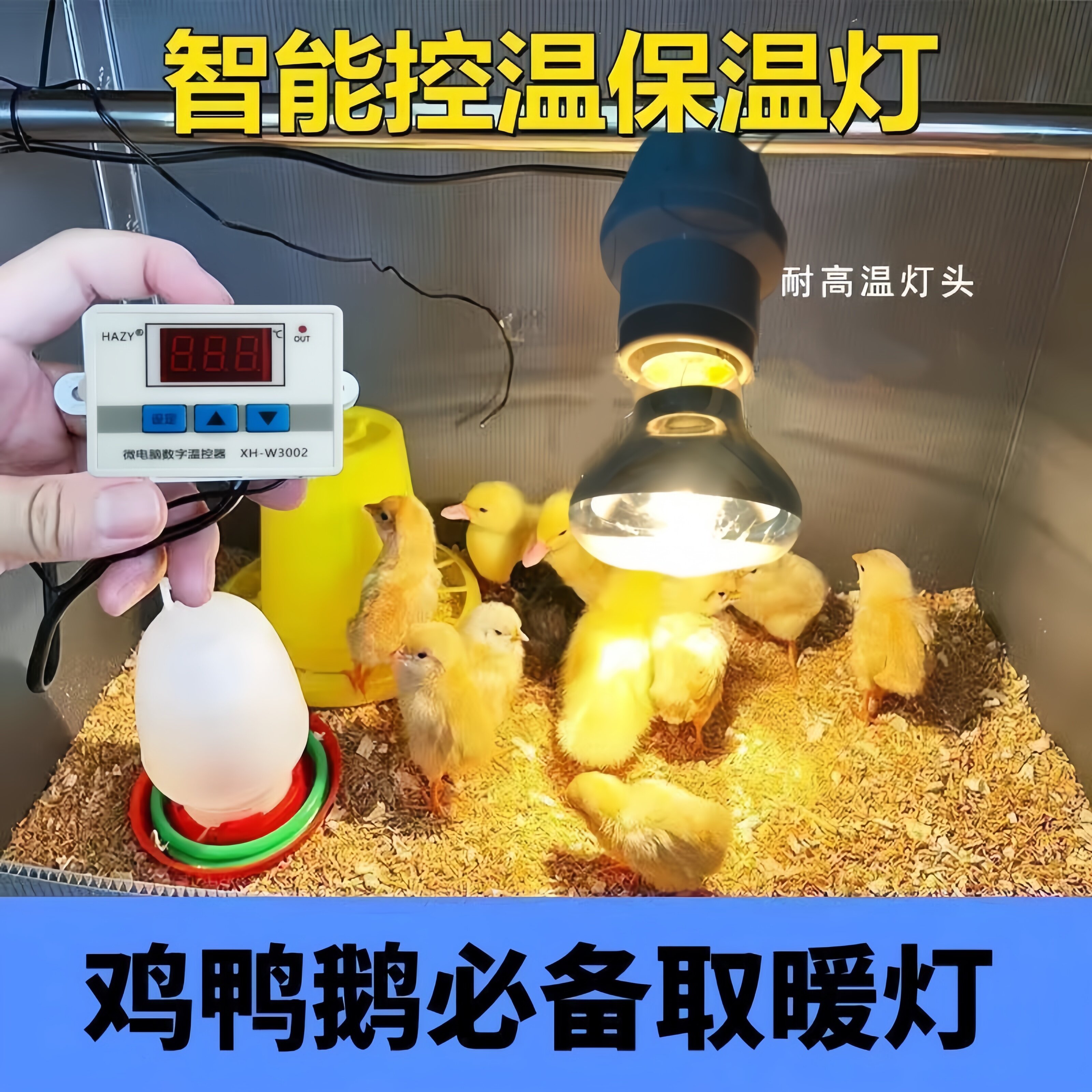 保温灯孵化育雏保温箱宠物防水防爆取暖灯泡鸡鸭鹅鸟类杀菌加热灯