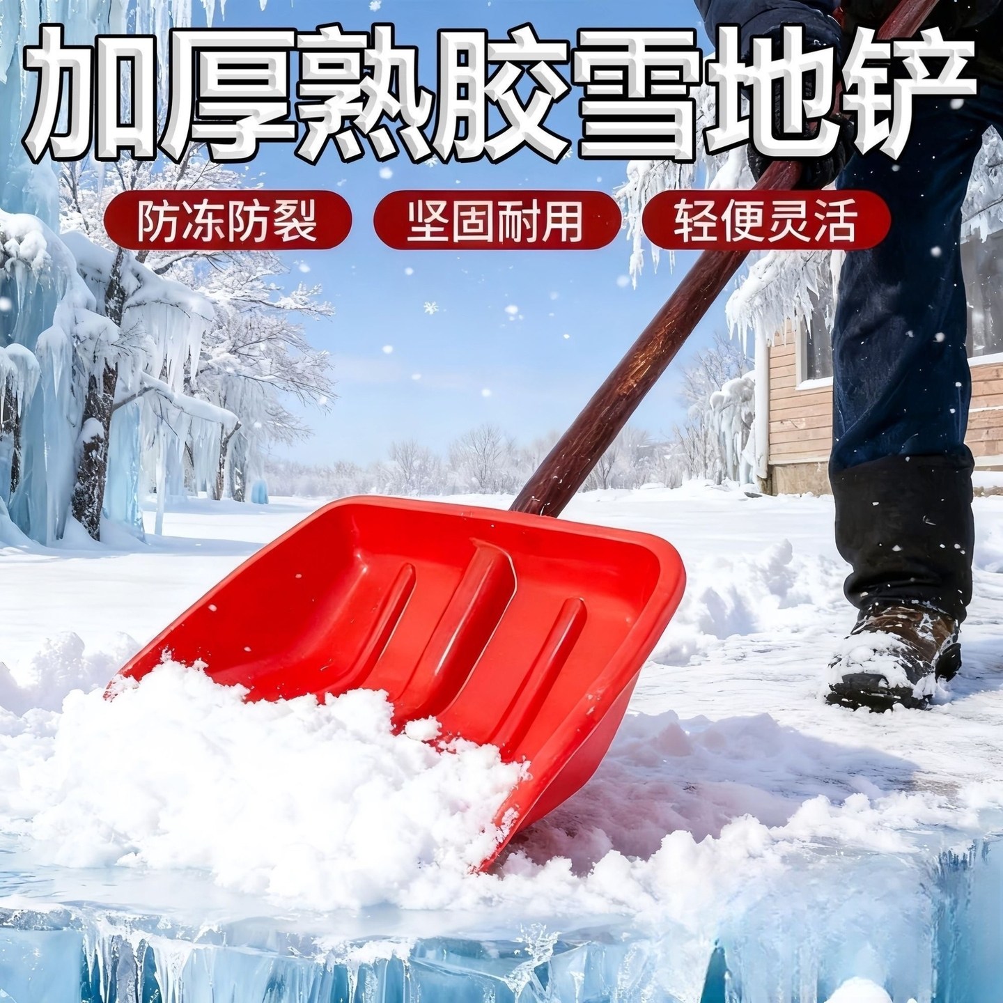 家用耐磨塑料铲子钢化塑料锹塑钢特大塑料锨农具铲雪铲粮食铲农用,农机/农具/农膜,铲子,淘宝优惠券,粉丝福利购,淘宝优惠卷