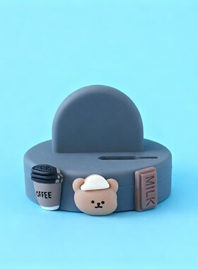 适用华为儿童手表5xpro充电器支架5x充电线底座卡通可爱桌面摆件