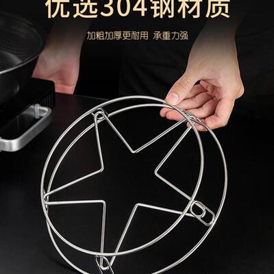 GPW5不锈钢锅垫隔热垫家用餐桌垫桌面防烫垫子耐高温砂锅放锅架子