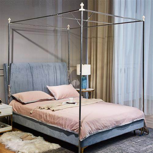 ZM6H蚊帐免安装宫廷式欧式2022新款家用支架固定加密加厚1.8m
