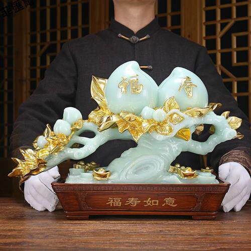 寿桃摆件长辈祝寿贺寿过作大寿60 80送父母老人创意生日礼物退休