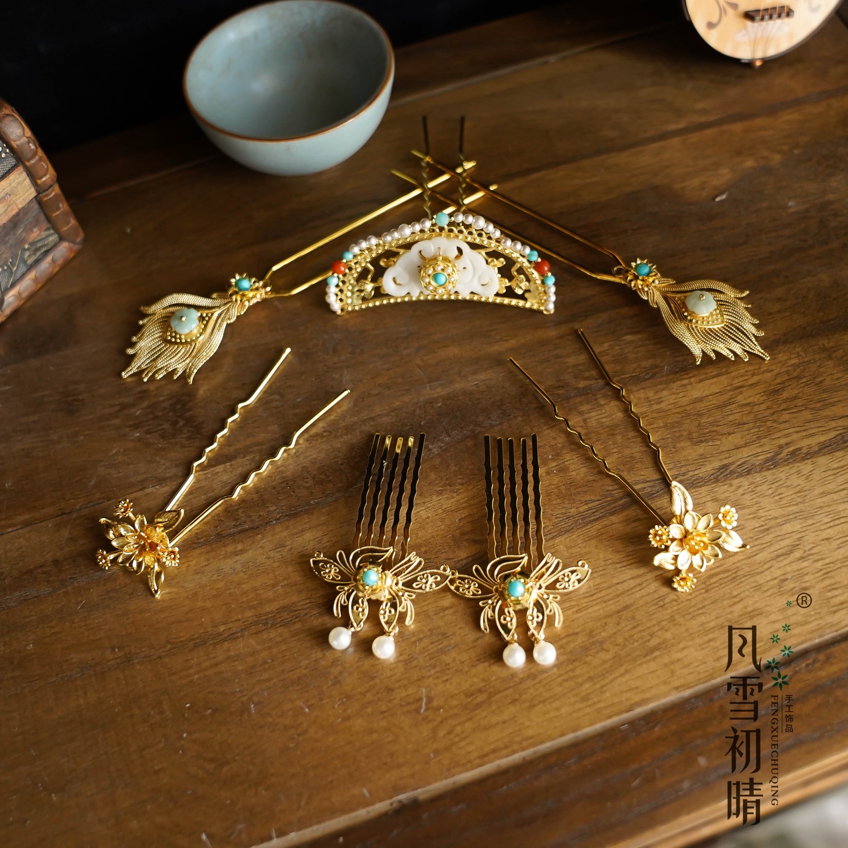 风雪初晴金陵月下套系24K汉服发饰手工古风少女经典华丽超仙婚庆,模玩/动漫/周边/娃圈三坑/桌游,古风/国风配饰,淘宝优惠券,粉丝福利购,淘宝优惠卷