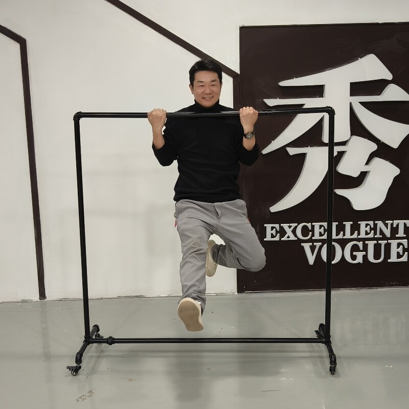 落地式晾衣架1寸镀锌管承重超强图片