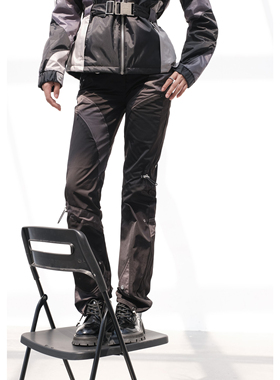 【国现】HELIOT EMIL 新款机能解构拼贴拉链抽绳直筒裤长裤