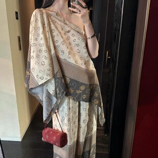 25夏季 设计师女装 MAKEIF联名款 波嬉系原创印花宽松长裤 ODTD