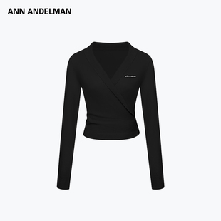 ANN ANDELMAN 新款修身包裹式针织开衫女薄款上衣